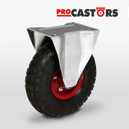 Kółko pompowane transportowe stałe TPS-CSPN 260K koło pneumatyczne stalowa piasta Nośność 100 kg / 260mm / kulkowe