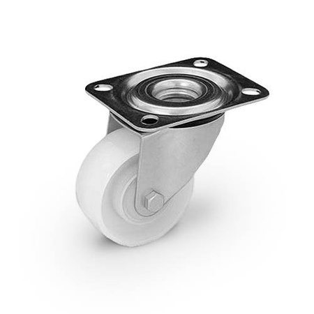 Koła poliamidowe obrotowe transportowe KPM-POB 80K-HC 80mm 200 kg do wózka transportowego obrotowe mocne