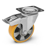 500 kg Koła do wózka transportowe z hamulcem 200mm obrotowe transportowe do dużych obciążeń mocne KPM-ALPU 200K-HC 500 kg / 1500-2000 kg Kóka skrętne do wózków platform 20cm Zestaw kołowy