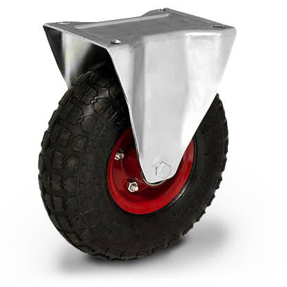 Kółko pompowane transportowe stałe TPS-CSPN 260K koło pneumatyczne stalowa piasta Nośność 100 kg / 260mm / kulkowe