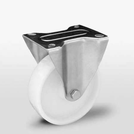 Zestaw kołowy stały TPE-POBW 160S z kołem poliamidowym. Nośność 350 kg / 160mm/ ślizgowe