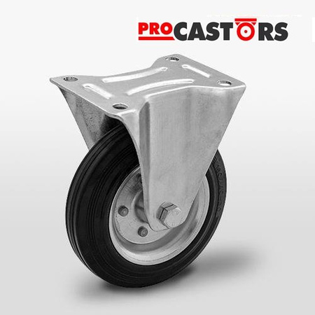 Zestaw kołowy stały CTPW-SG 160W koło metalowo-gumowe stalowa piasta Nośność 150 kg / 160mm / wałeczkowe