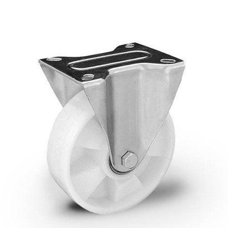 Kółko transportowe poliamidowe stałe 200mm 400kg TPE-POB 200K1 Koło do wózków magazynowych kulkowe