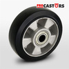 Koło aluminiowo-gumowe ALGE 200/20K pełne gumowe do wózka paletowego paleciaka Nośność 400 kg / 200mm/ kulkowe
