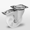 Koło poliamidowe obrotowe z hamulcem KPM-POOBW 160K-HC z kołem poliamidowym. Nośność 400 kg / 160mm/ kulkowe