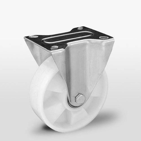 Kółko transportowe poliamidowe stałe 200mm 400kg TPE-POB 200K1 Koło do wózków magazynowych kulkowe